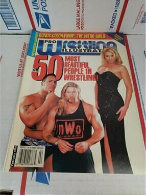Pro Wrestling Illustrated Magazine February 1999 The Rock Kevin Nash Sunny Cb51